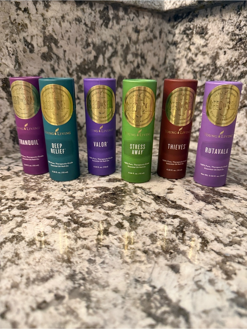 NWT - Young Living 100% Pure, Therapeutic-Grade Essential Roll-Ons - Set of 6
